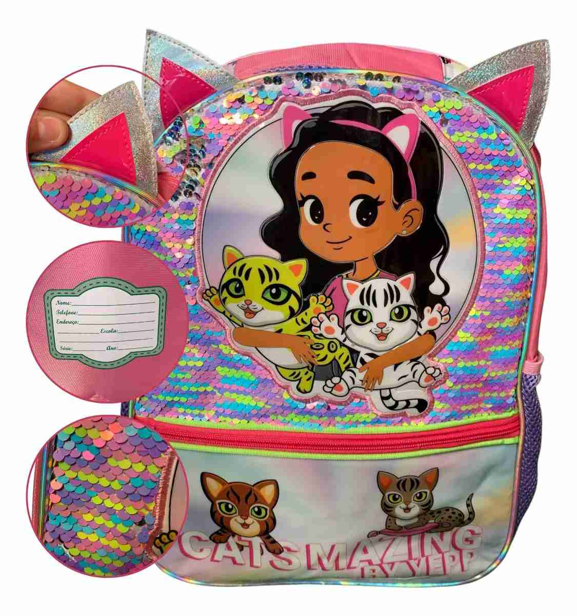 MOCHILA INF. GATOS G